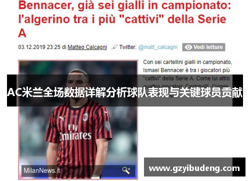 AC米兰全场数据详解分析球队表现与关键球员贡献